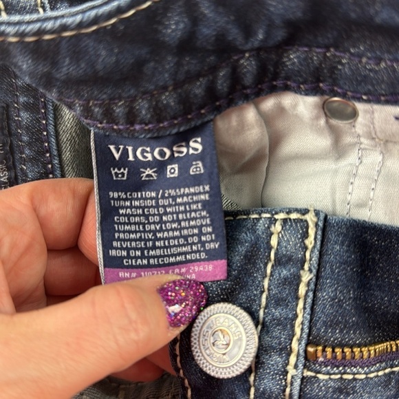 Vigoss Jeans New York Skinny Classic Fit Low Rise Women’s Size 26 - Picture 8 of 11